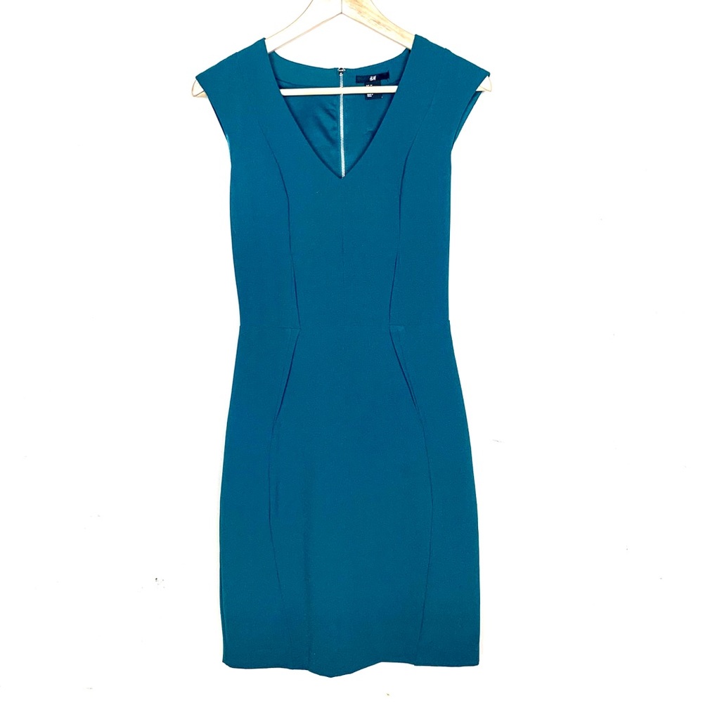 H&M Teal Sheath Dress